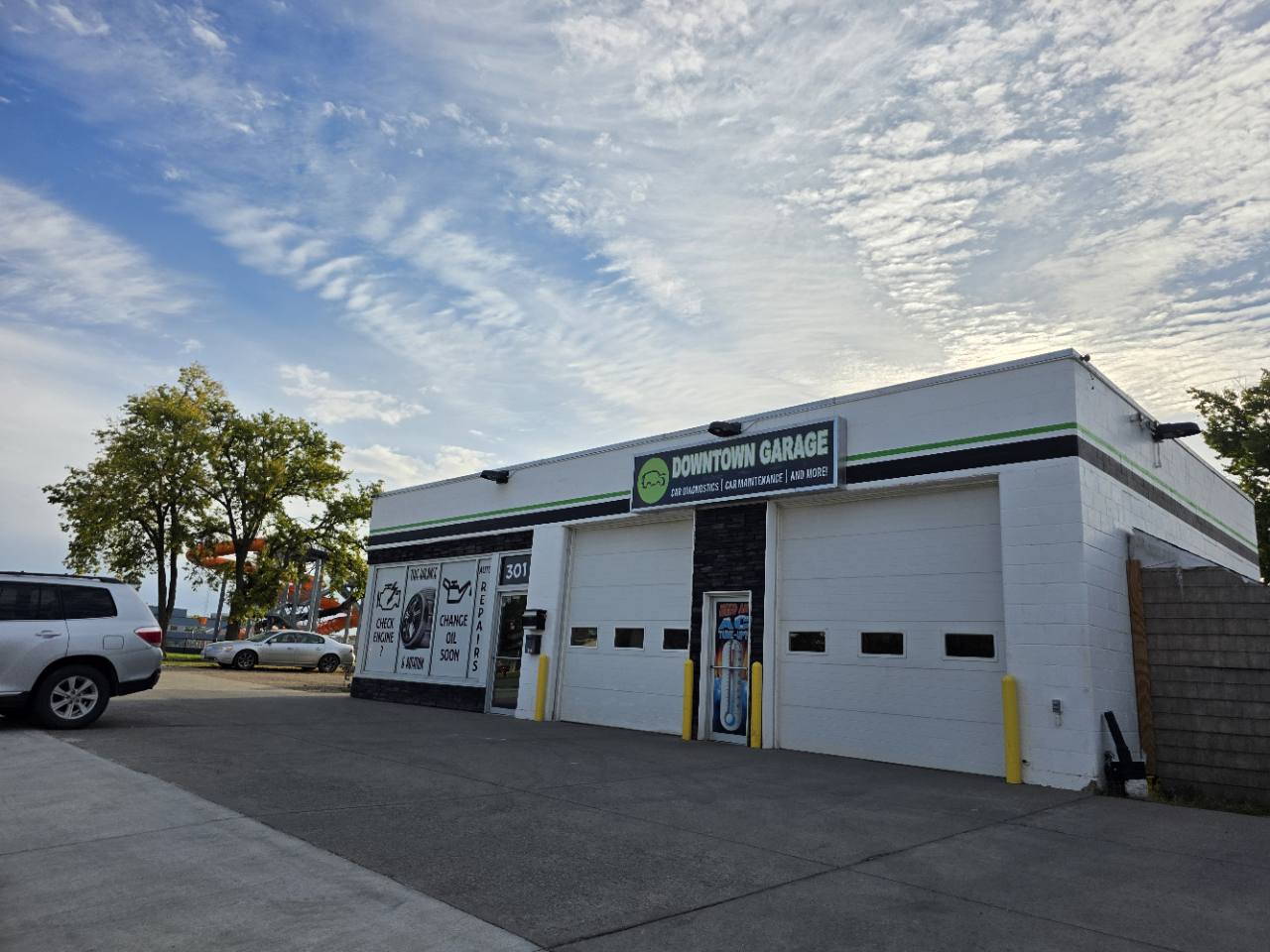 Downtown Garage building on West College Drive in Marshall, Minnesota